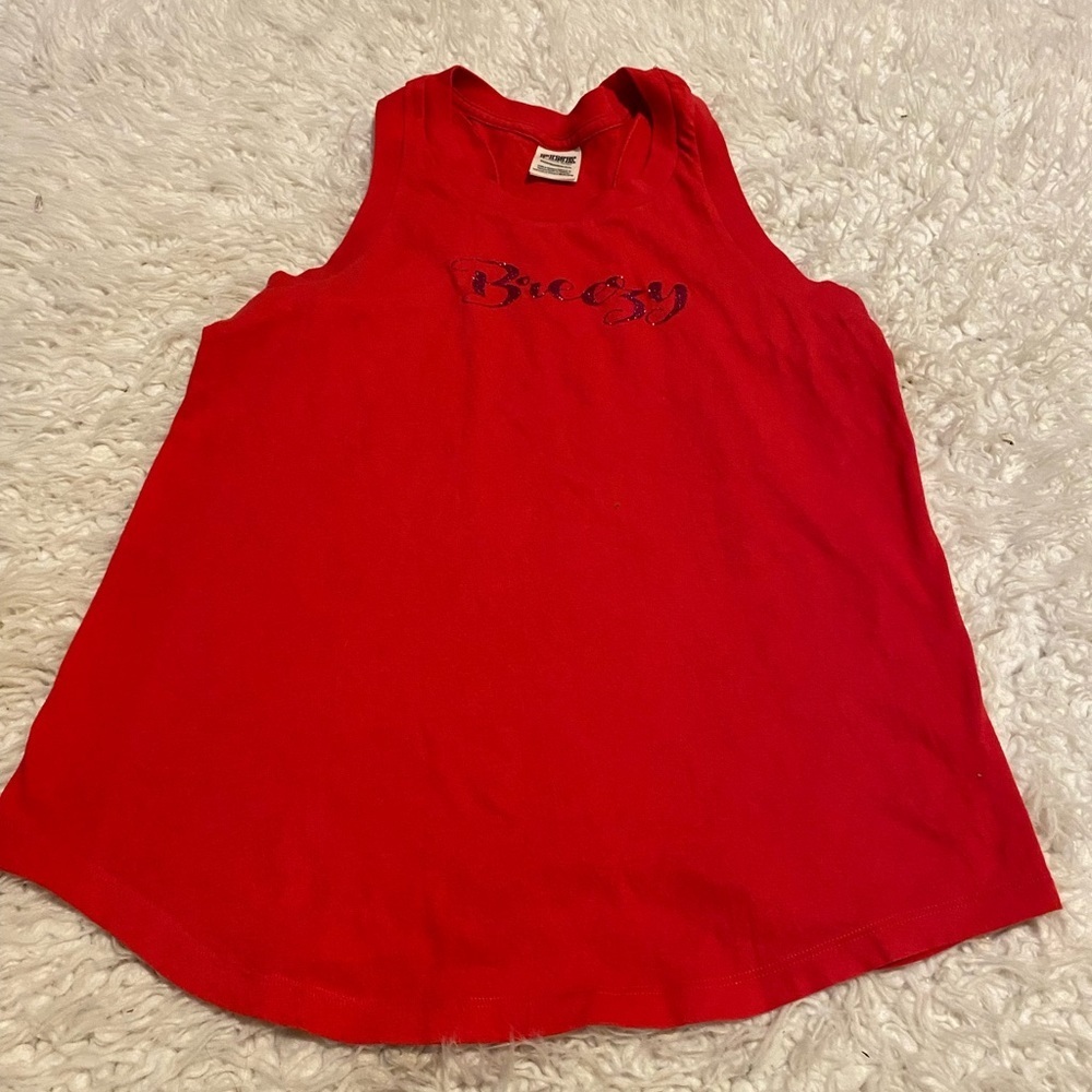 50%offw❤️ Victoria’s Secret PINK Breezy Sweet 1986 Red tank XS 184